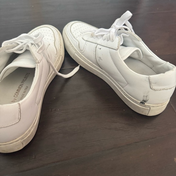 Common Projects BBall White Leather Sneakers 34 - Picture 6 of 7